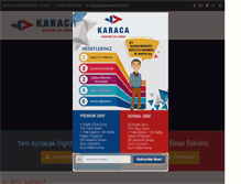 Tablet Screenshot of karacaakademi.com